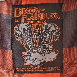 DIXXON | Shirts | Dixxon Flannel X Docs Motorcycle Collab Knuck Mens